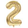 BALLON MYLAR CHIFFRE 2 OR 86CM - ballon mylar à prix de gros