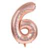 BALLON MYLAR CHIFFRE 6 ROSE GOLD 86CM - ballon mylar à prix de gros BALLON MYLAR CHIFFRE 6 ROSE GOLD 86CM - ballon mylar à prix de gros
