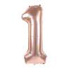 36CM Roze Gouden Mylar Cijfer Ballon 1 - mylar ballon tegen groothandelsprijzen 36CM Roze Gouden Mylar Cijfer Ballon 1 - mylar ballon tegen groothandelsprijzen