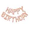 Palloni Mylar Happy Birthday Rosa Oro 305x35cm - ballon mylar a prezzi all'ingrosso