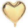 Pallone Cuore Mylar Oro 45x45 cm - ballon mylar a prezzi all'ingrosso