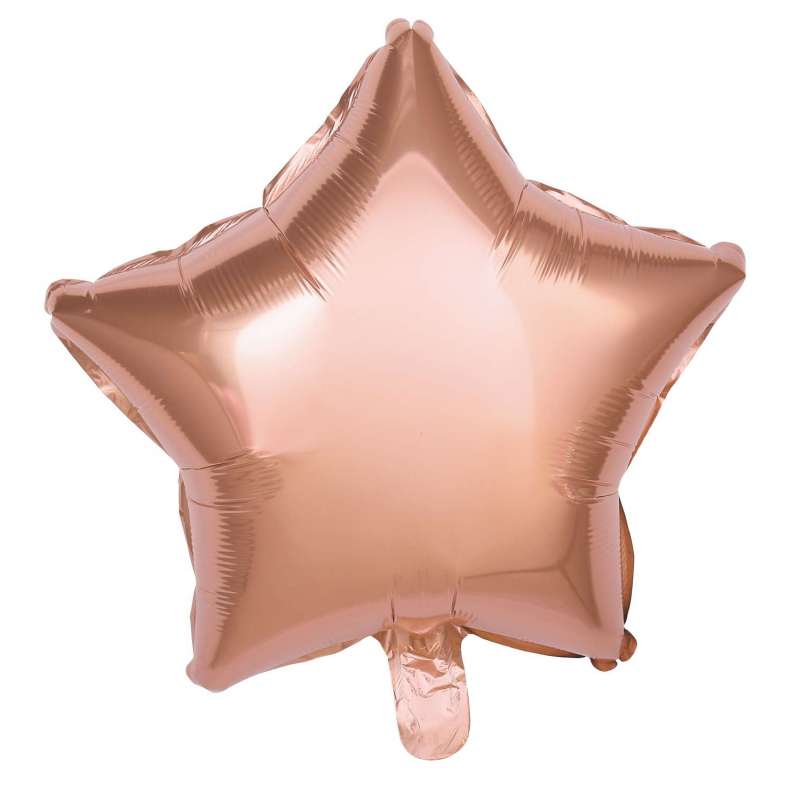 ETOILE ROSE GOLD MYLAR BALLOON - mylar balloon at wholesale prices