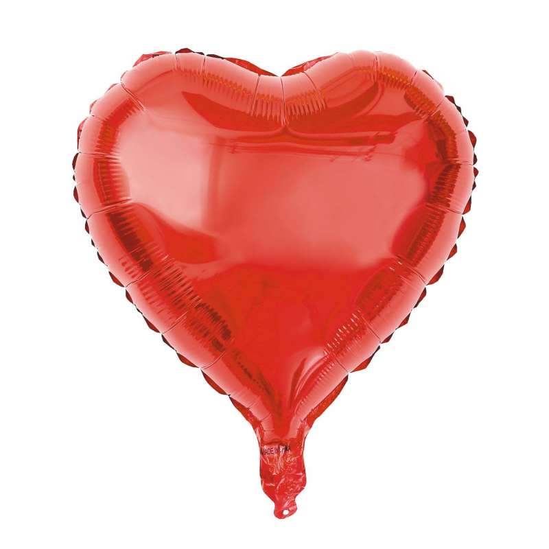 RED HEART MYLAR BALLOON - mylar balloon at wholesale prices