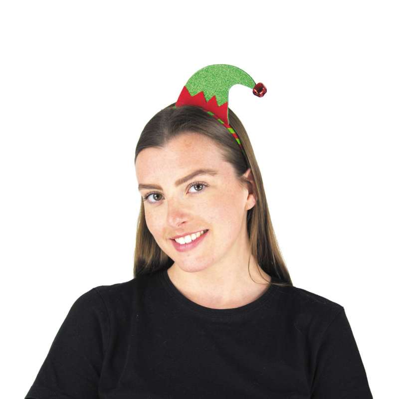 Diadema Lutin Brillante con Grelot Rojo - diadema a precios de mayorista