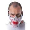 HALF MASK BLOODY SKULL - mask at wholesale prices