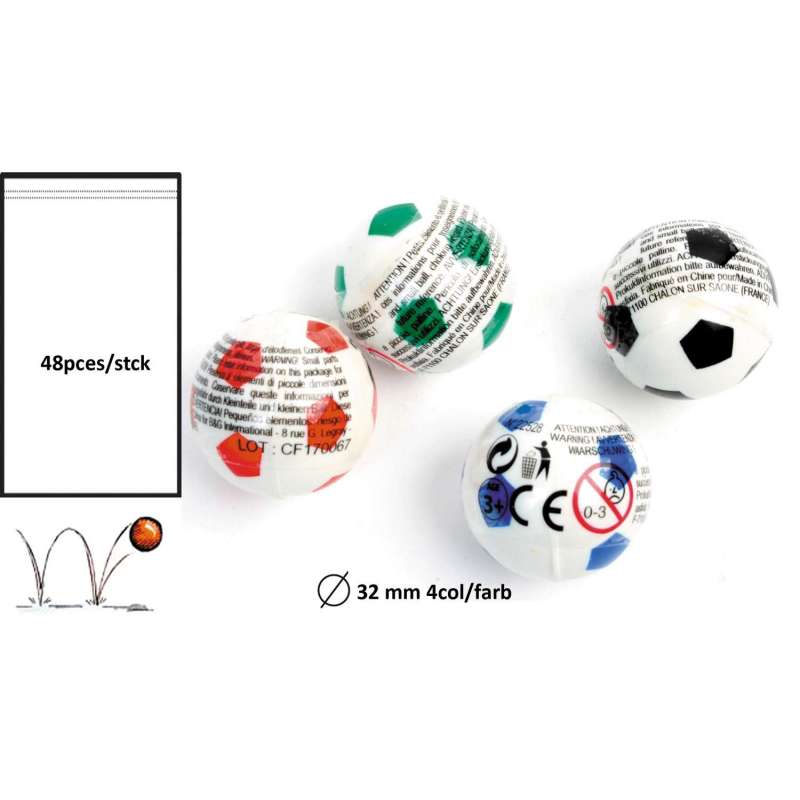 SOCCER BOUNCING BALL 3.2CM - Bouncing ball at wholesale prices