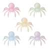 Pastellfarbene Spinnen Deko Set 5 Stück 21,5 cm - Halloween-Dekoration zu Großhandelspreisen