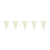 PASTEL GREEN AND GOLD SCALLOPED PENNANT GARLAND - garland at wholesale prices