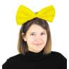Diadema Fluo Amarilla 25x24 cm - diadema a precios de mayorista