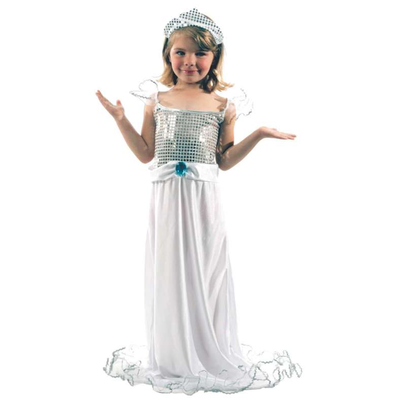 Costume da sposa 4-6 anni con tiara a prezzi all'ingrosso - Costume a prezzi all'ingrosso