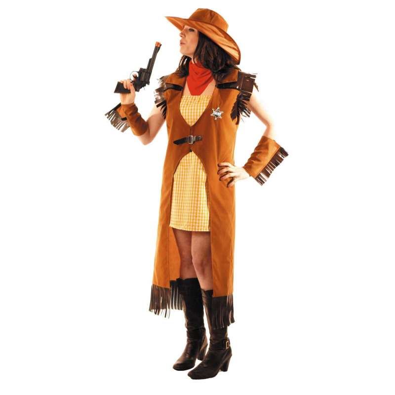 Kostüm Calamity Jane mit Hut und Schal - Kostüm zu Großhandelspreisen