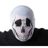 Weißer Halloween-Kapuzenpulli mit Totenkopf - Halloween-Dekoration zu Großhandelspreisen