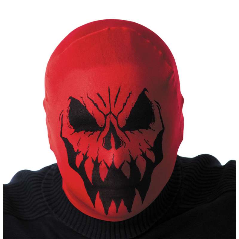 RED MONSTER HALLOWEEN HOOD - Halloween decoration at wholesale prices