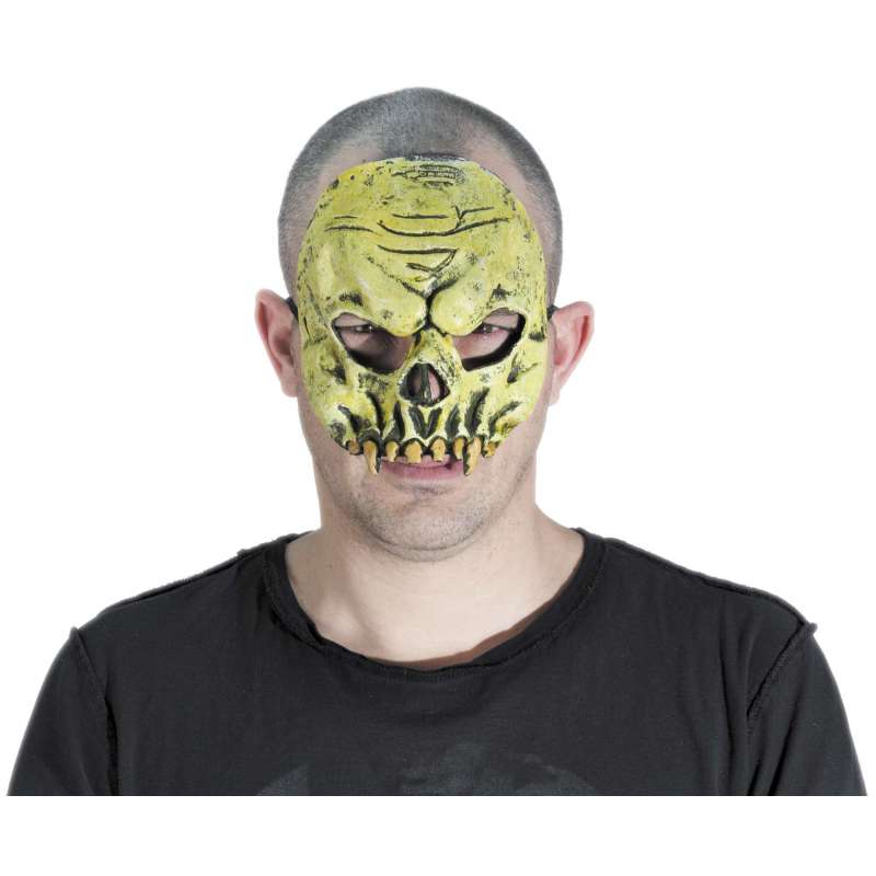 DEMI MASQUE TETE DE MORT VINYL - masque à prix de gros