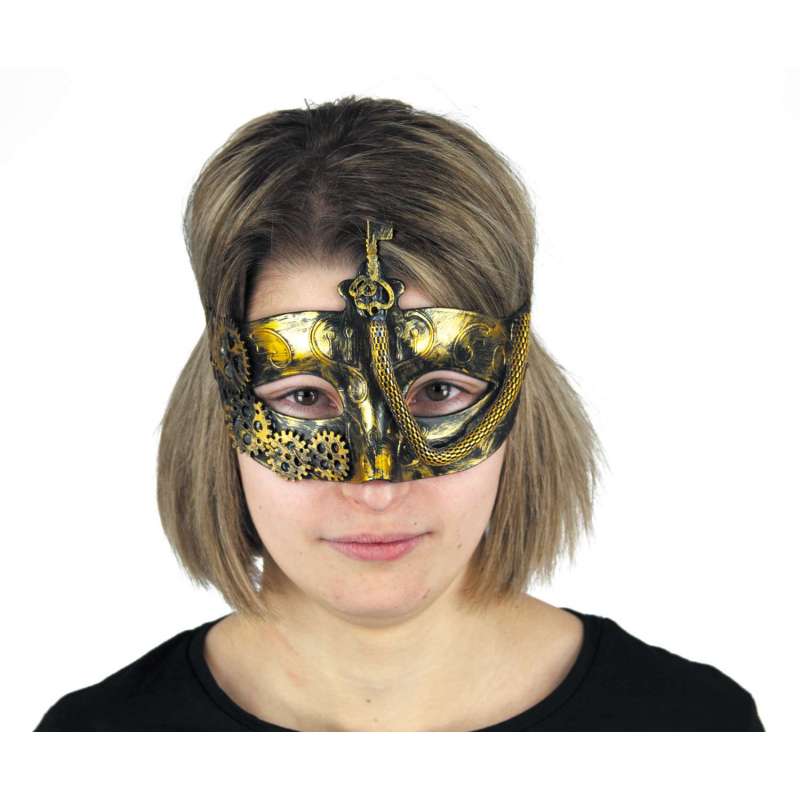 Steampunk Schlüssel für Erwachsene - Wolf zu Großhandelspreisen - Maske zu Großhandelspreisen
