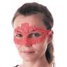 Fluoreszierende rosa Spitzentücher 100x100 cm - Maske zu Großhandelspreisen Fluoreszierende rosa Spitzentücher 100x100 cm - Maske zu Großhandelspreisen