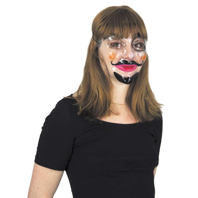 Anonymt Halloween Maske i Standardstørrelse til engrospris - maske til engrospris