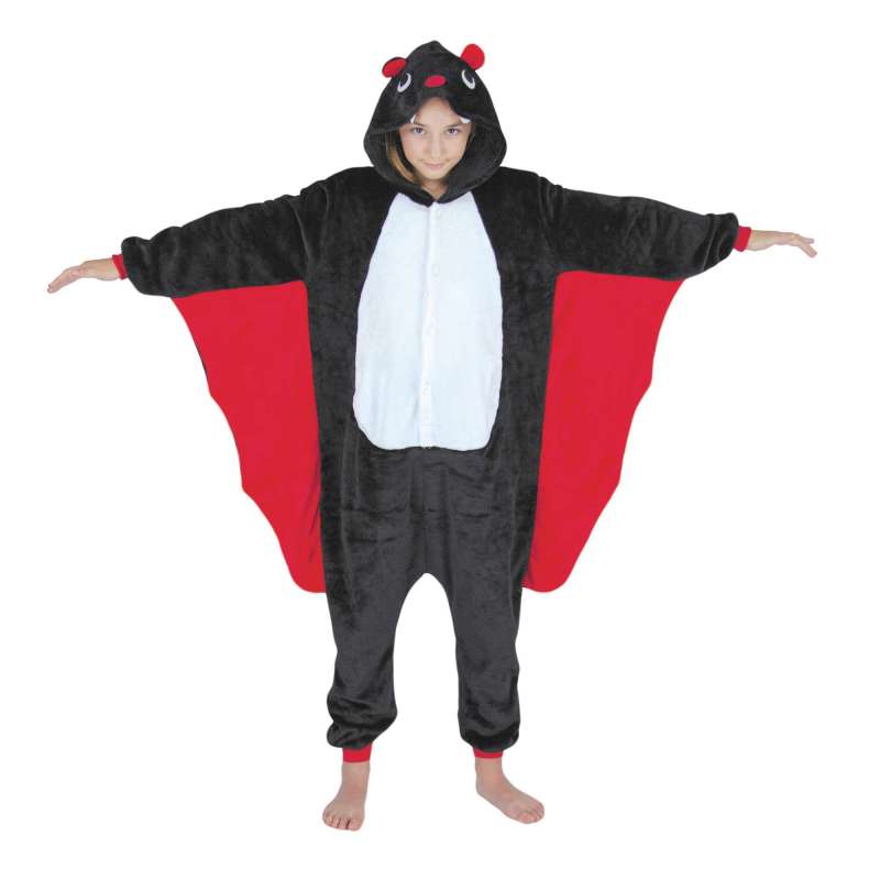 COSTUME KIGURUMI CHAUVE SOURIS ENFANT T 11/14 ANS - Déguisement à prix grossiste