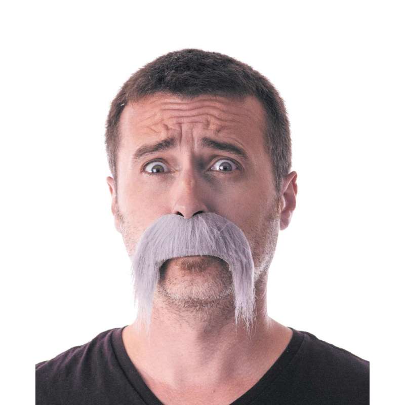 GRAY KEKE MUSTACHE - moustache at wholesale prices
