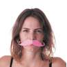 Moustache Aristo Rosa 6 cm - baffi a prezzi all'ingrosso