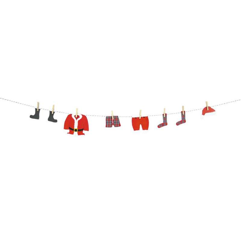 Guirlande Natalícia DIY 100cm em Papel - guirlanda a preço grossista
