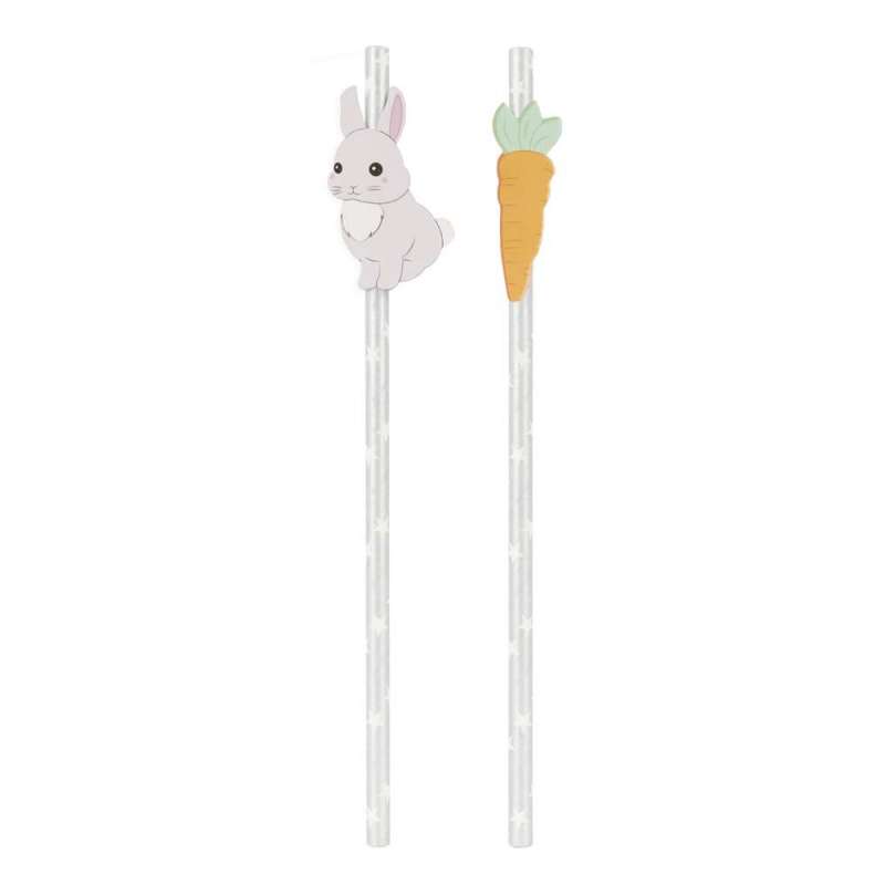 Set di 10 Cannucce Grigie 19.7 cm - cannuccia a prezzi all'ingrosso