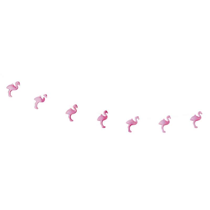 Lysende flamingo lyskæde 160 cm til engrospris - guirlande til engrospris