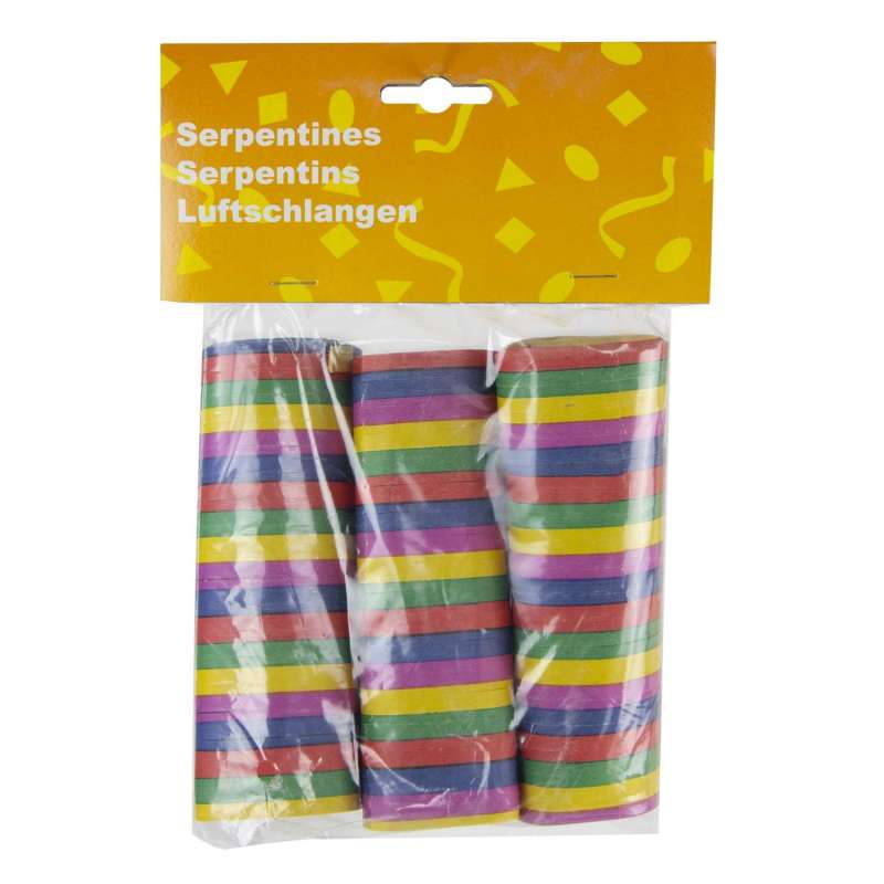 3 Ruller Spirals 18L/4M B - festartikler til engrospris