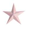 Lámpara Estrella 60cm Rosa Pastel - linterna a precios de mayorista Lámpara Estrella 60cm Rosa Pastel - linterna a precios de mayorista