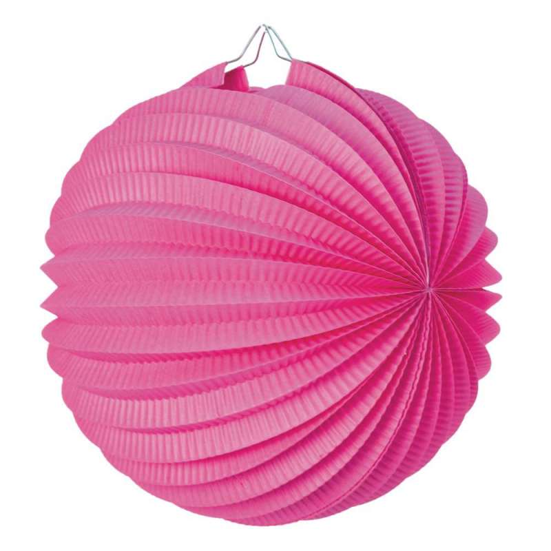 Ronde Papieren Lampion Bubble Gum 30 cm - lampion tegen groothandelsprijzen