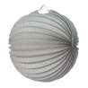 Lámpara redonda gris de papel 30 cm - farolillo a precios de mayorista