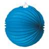 Ronde lichtblauwe papieren lampion 30 cm - lampion tegen groothandelsprijzen
