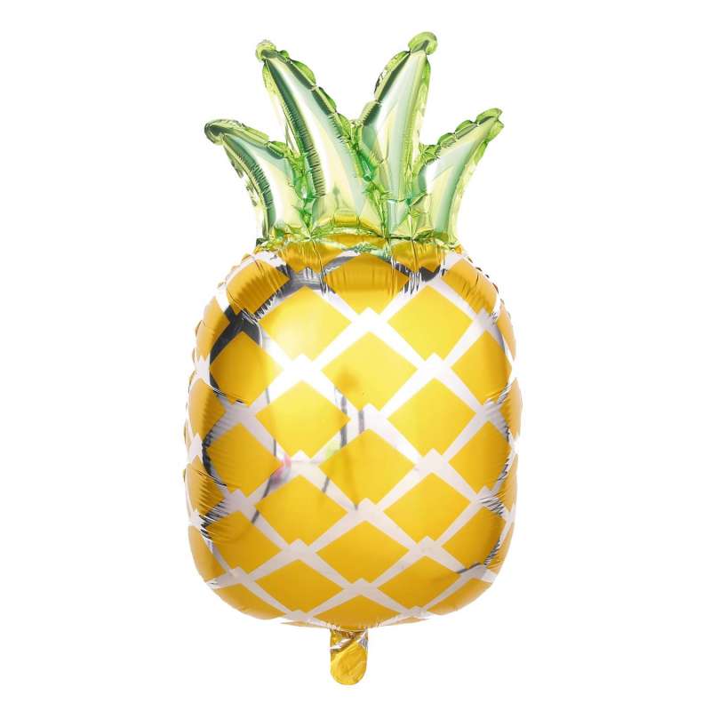 Gouden Ananas Mylar Ballon 69x44cm - mylar ballon tegen groothandelsprijzen