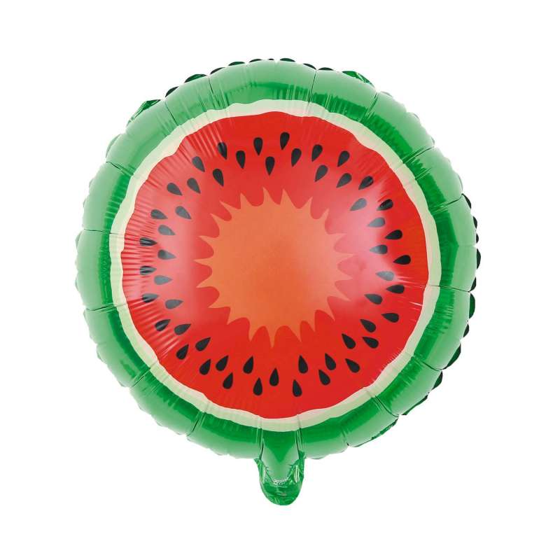 Mylar Ballon Vandmelon 46 cm til engrospris - mylar ballon til engrospris