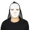 Weißer Nonnenmaske, Erwachsenengröße 16x34 cm - Maske zu Großhandelspreisen