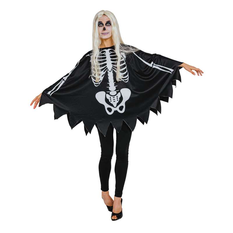SKELETON PONCHO - skeleton at wholesale prices