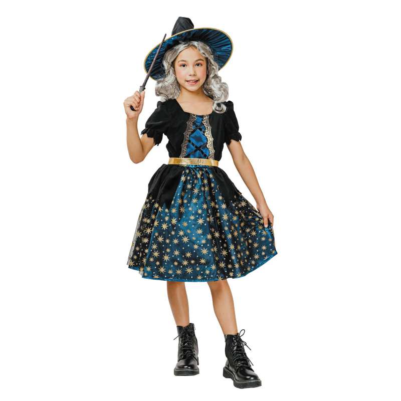 COSTUME SORCIERE CELESTE 4-6ANS à prix de gros - Déguisement à prix grossiste