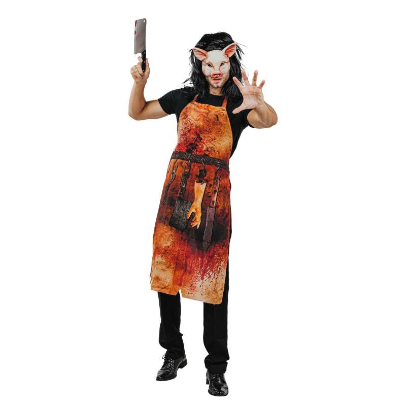 Fantasia de Açougueiro com Avental e Máscara a preço grossista - Fantasia a preço grossista