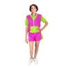 80'S GREEN/PINK SPORTS SUIT - Disguise at wholesale prices