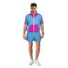 80's Sportoutfit Blauw/Roze voor Volwassenen - Verkleedkostuum tegen groothandelsprijzen 80's Sportoutfit Blauw/Roze voor Volwassenen - Verkleedkostuum tegen groothandelsprijzen