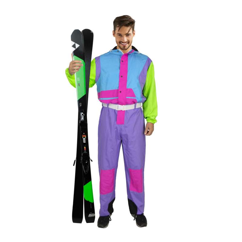 80's Retro Ski Overall - Unisex Maat - Verkleedkostuum tegen groothandelsprijzen