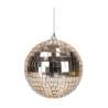 Palline Disco Rosa Oro Ø10CM x2 - palla da discoteca a prezzi all'ingrosso