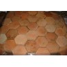 Tomettes anciennes hexagonales "Val de Loire" - Tomette ancienne à prix grossiste