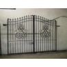 Solid wrought iron gate - Reissue - Older portal at wholesale prices